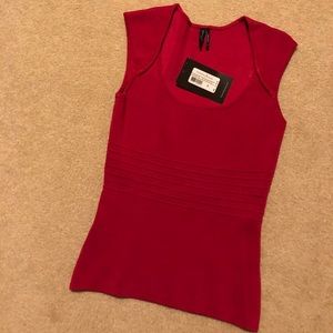 Guess brand new burgundy top brand new with tags